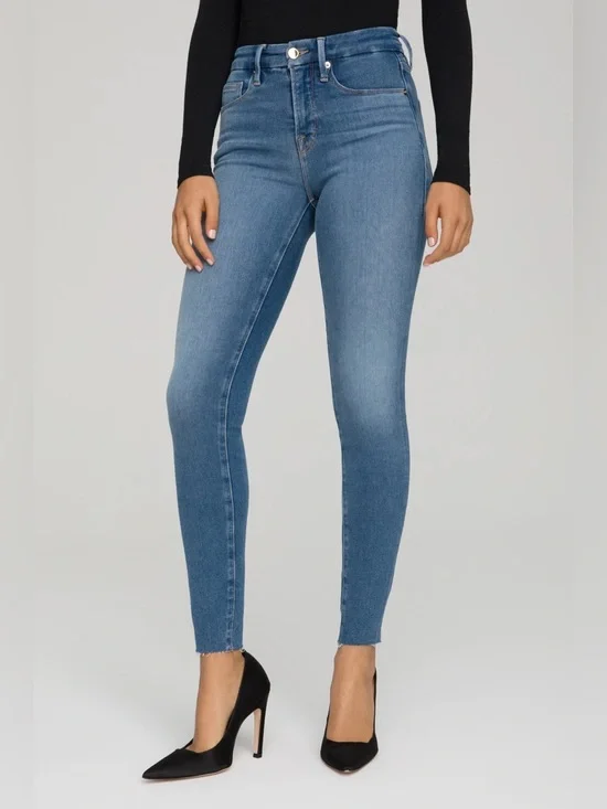 GOOD AMERICAN BLUE GOOD LEGS Size 16 - Picture 1 of 15